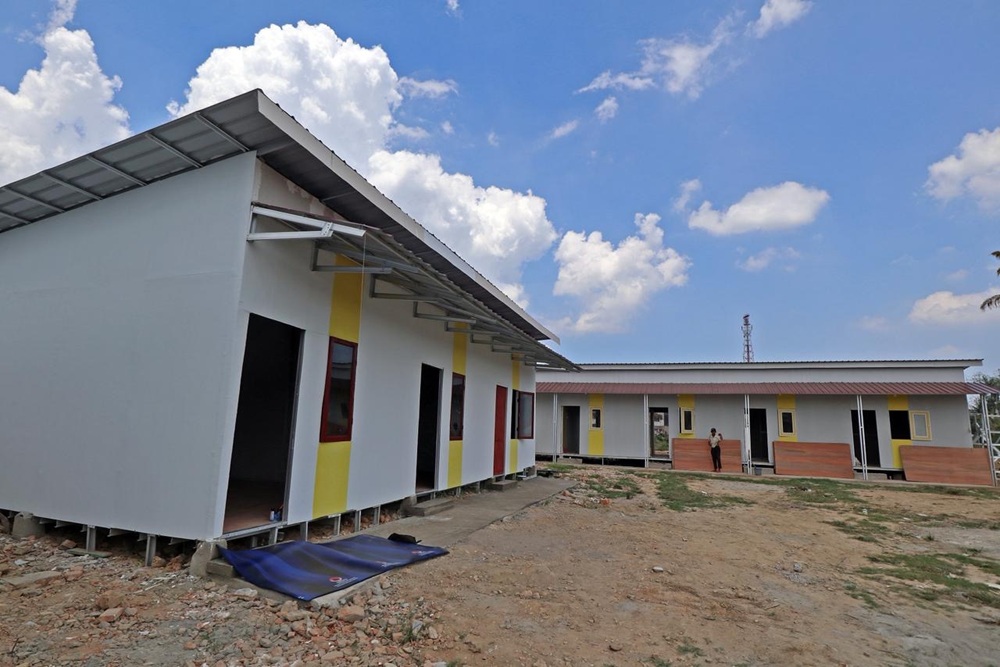 Kepala BNPB Tinjau Huntara Warga di Aceh Tamiang, Begini Updatenya