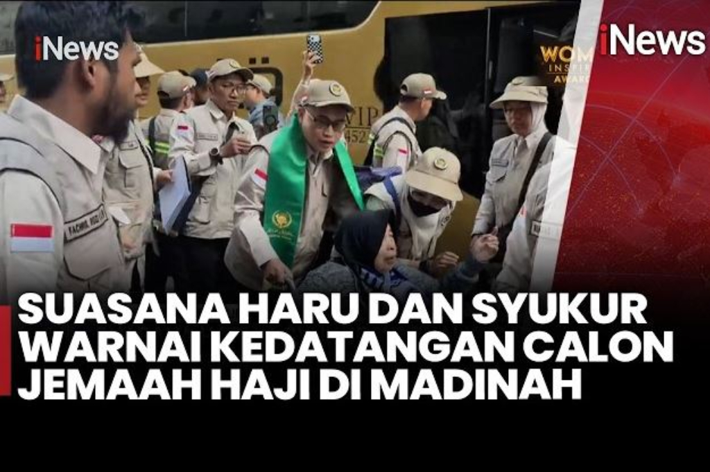 Haru! Jemaah Haji Indonesia Tiba di Madinah, Langsung Sujud Syukur Diiringi Selawat