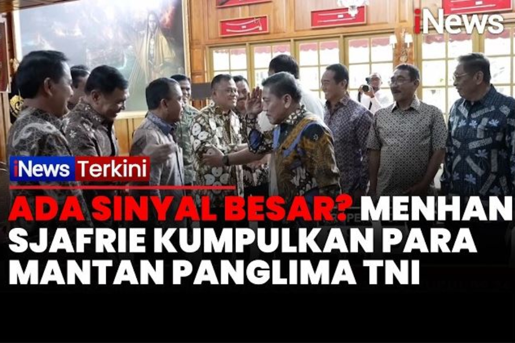 Mendadak Dikumpulkan! Menhan Sjafrie Panggil Para Mantan Panglima TNI, Bahas Apa?