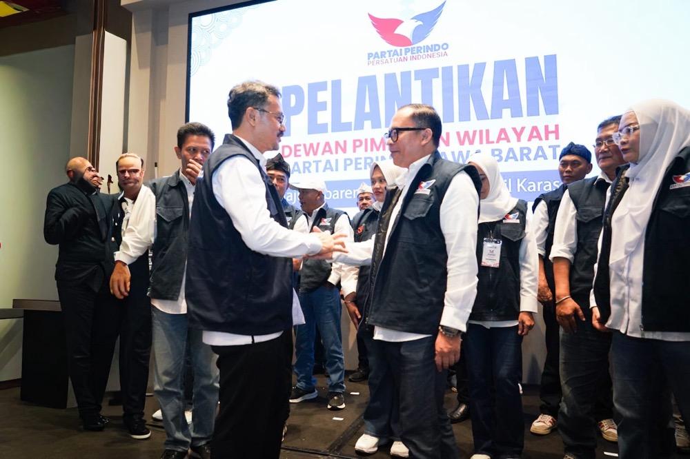 Rifqi Ali Mubarok Dilantik jadi Ketua DPW Perindo Jabar, Siap Perkuat Basis Partai