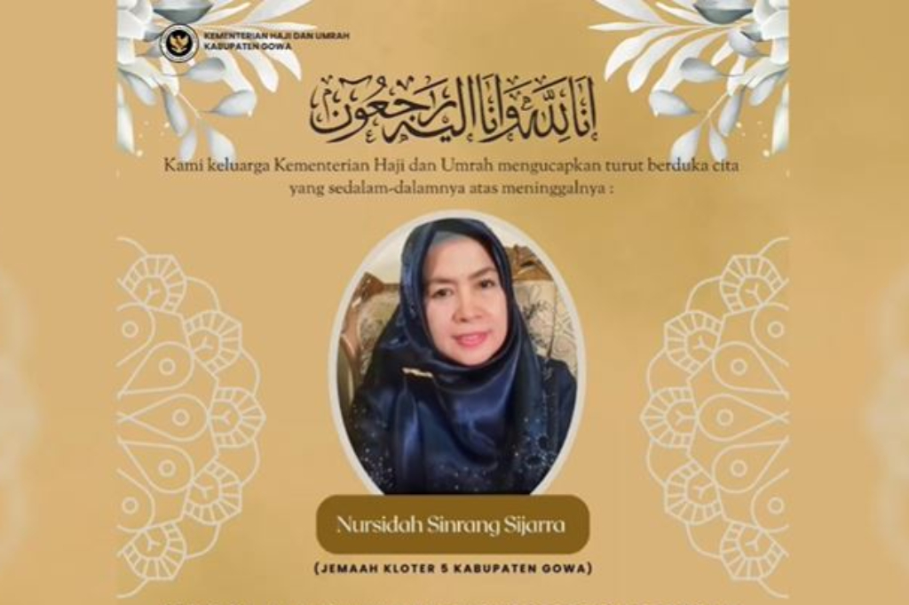 Kabar Duka! Jemaah Haji Asal Gowa Meninggal di Madinah, Diduga Kelelahan