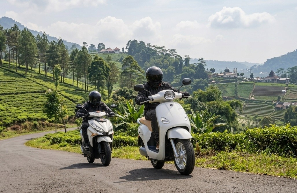 Uji Nyali Motor Listrik Yadea Dijajal Bandung-Bogor Sekali Cas, Bagaimana Hasilnya?
