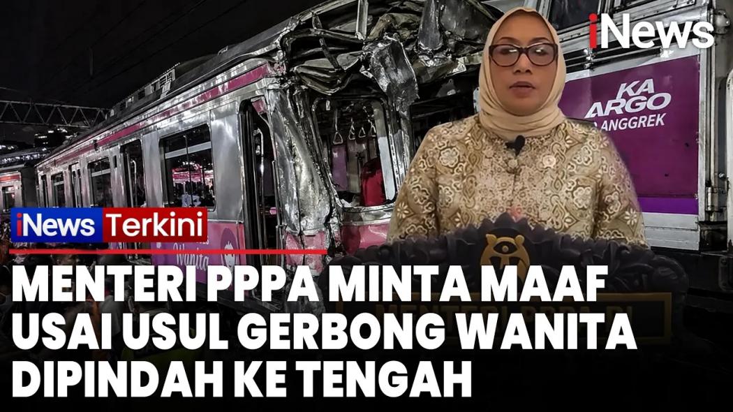 Usulan Gerbong Wanita Dipindah Picu Polemik, Menteri PPPA Akhirnya Minta Maaf
