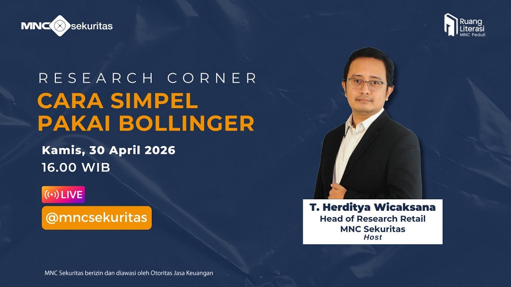 Ayo Merapat ke IG Live MNC Sekuritas Sore Ini: Cara Simpel Pakai Bollinger