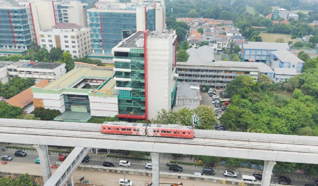 Jakpro Mulai Uji Coba Jalur LRT Jakarta Fase 1B Velodrome-Pasar Pramuka