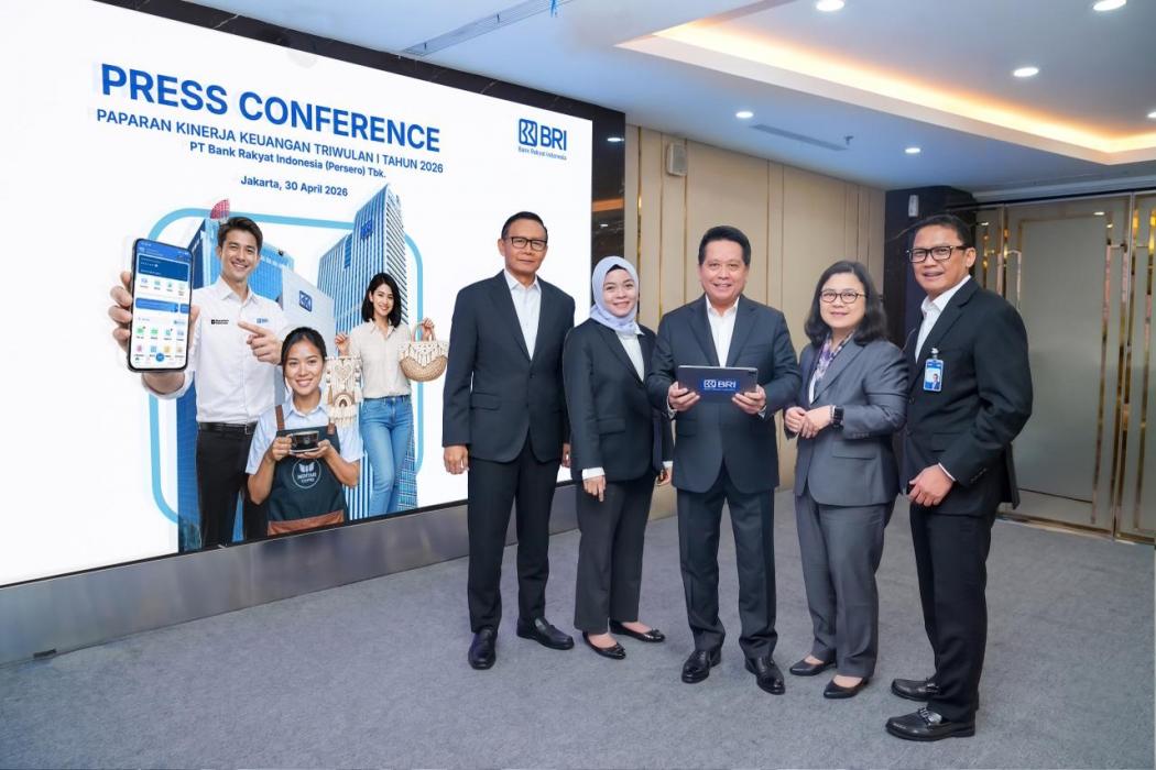Melesat 13,7 Persen, BRI Catatkan Laba Bersih ​Rp15,5 Triliun di Triwulan I-2026