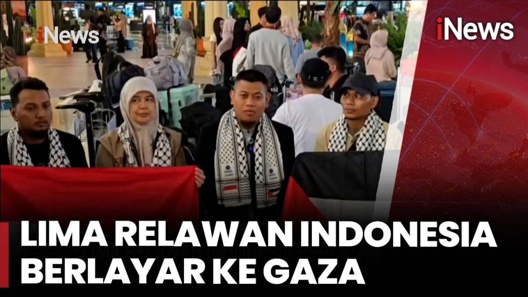 5 Relawan Indonesia Berani Tembus Blokade Gaza, Gabung Misi Laut Terbesar Dunia!