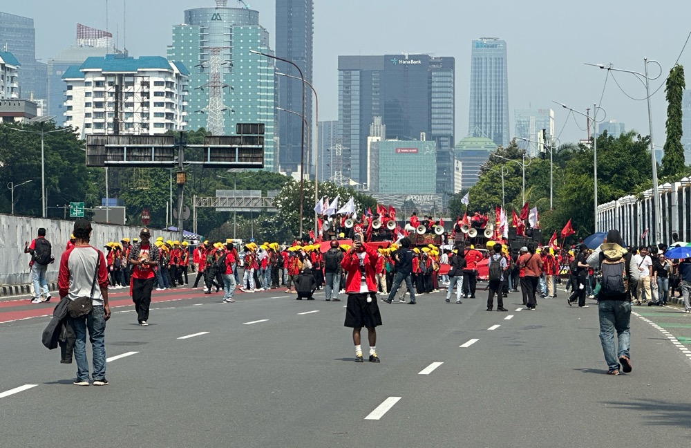 Demo Buruh di DPR, Polisi Minta Warga Hindari Lokasi Ini!   