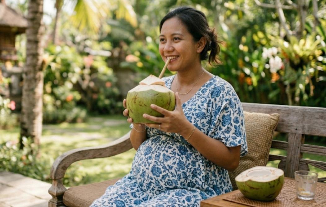 5 Manfaat Air Kelapa bagi Ibu Hamil, Cegah Dehidrasi hingga Dukung Pertumbuhan Janin