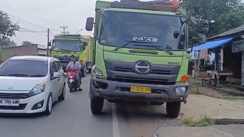 Motor Ditabrak Truk di Lampung Utara, Ibu dan Balita Tewas