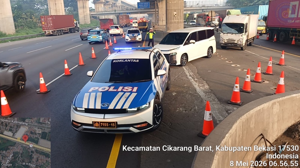 Ada Pemeliharaan Jalan, Jasa Marga Berlakukan Contraflow di Tol Jakarta-Cikampek