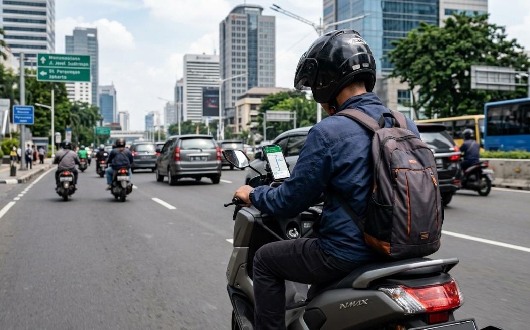 Studi Ungkap Kebiasaan Pengendara Motor di Indonesia, Tak Bisa Lepas dari Navigasi