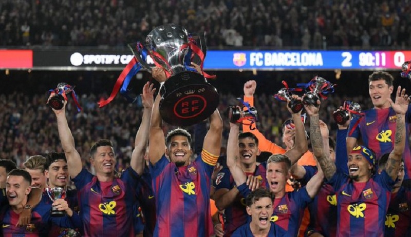 Resmi! Barcelona Juara Liga Spanyol usai Hancurkan Real Madrid