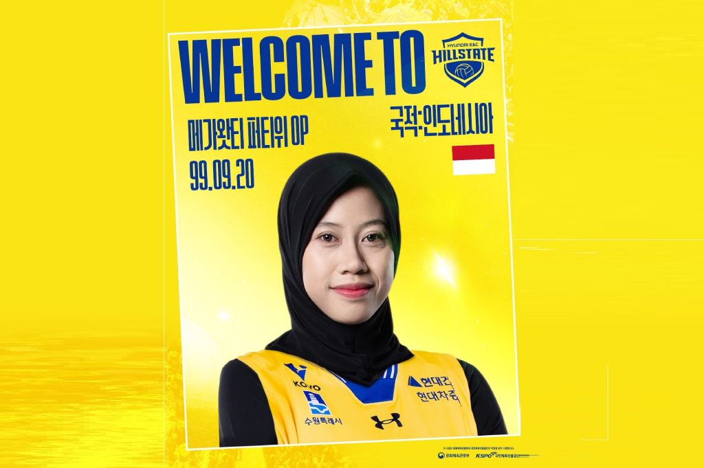 Resmi Kembali ke Korea, Megawati Hangestri Bertekad Antar Hyundai Hillstate Juara