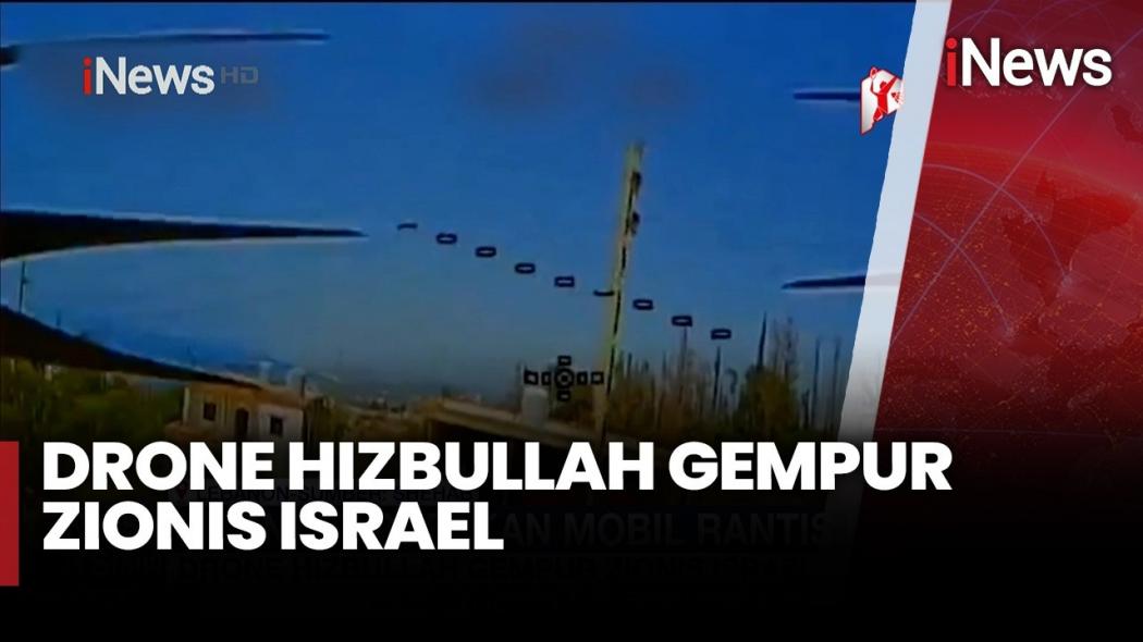 Drone Hizbullah Hancurkan Tank Israel, Lebanon Selatan Kian Membara