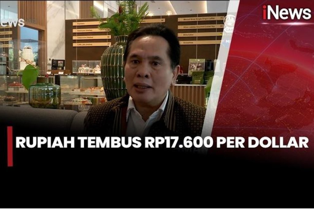 Rupiah Tembus Rp17.600 Per Dolar AS Hari Ini