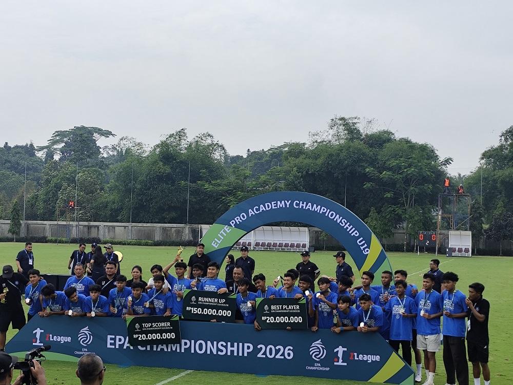 Sumsel United U-19 Cetak Sejarah! Juara Perdana EPA Championship usai Final Dramatis
