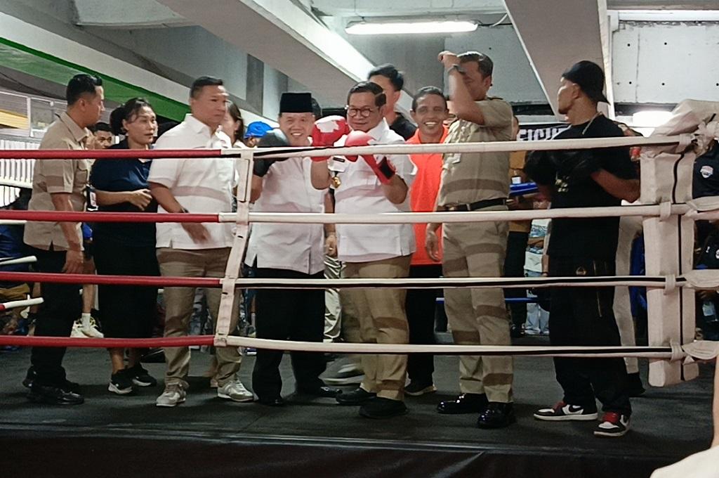 Pramono Resmikan Ring Tinju di Kolong Flyover Pasar Rebo, Tekan Angka Tawuran