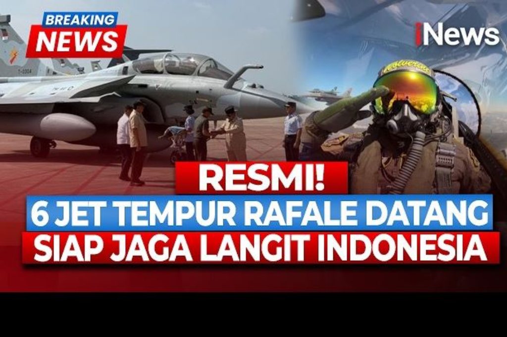 Kekuatan Baru TNI! Misil hingga 6 Jet Tempur Rafale Siap Jaga Langit RI