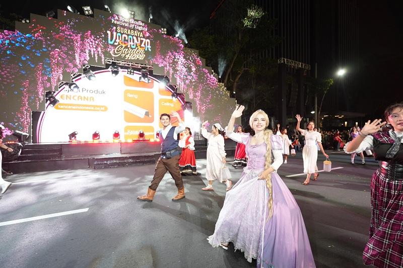 KENCANA Angkat Pesona Rapunzel di Surabaya Vaganza 2026, Simbol Harapan dan Keberanian