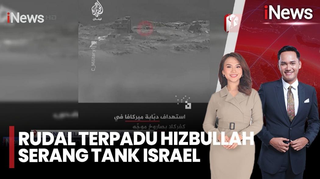 Video Baru Hizbullah: Rudal dan Drone Kamikaze Lumpuhkan Tank Merkava Israel