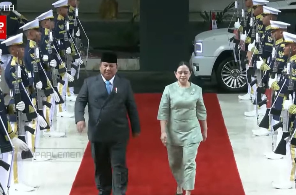 Disambut Puan, Prabowo Tiba di DPR untuk Pidato Kerangka Ekonomi Makro RAPBN 2027
