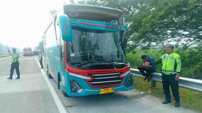 Kecelakaan Maut Bus Pariwisata dengan Truk di Tol Jombang-Mojokerto, 1 Orang Tewas 2 Luka