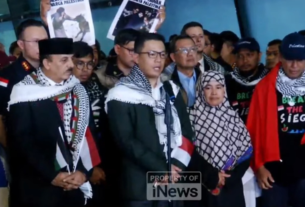 Breaking News: 9 WNI Relawan GSF yang Diculik Israel Tiba di Tanah Air