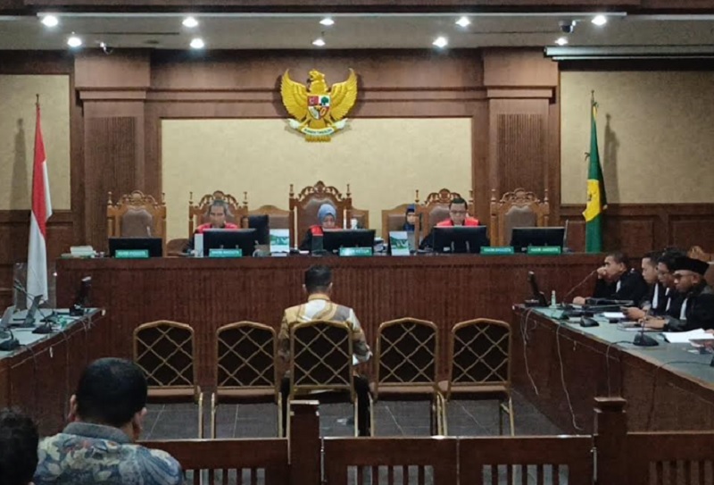 Eks Wamenaker Noel Bacakan Pleidoi: Saya Mengaku Salah