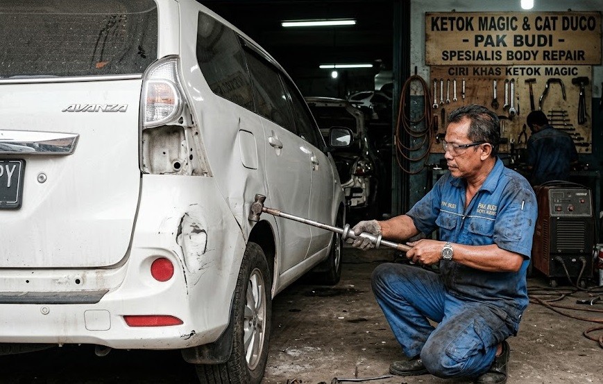 Ketok Magic Vs Bengkel Resmi, Mana Lebih Baik untuk Perbaikan Bodi Mobil?