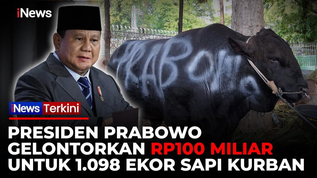 Anggaran Sapi Kurban Presiden Prabowo Capai Rp100 Miliar