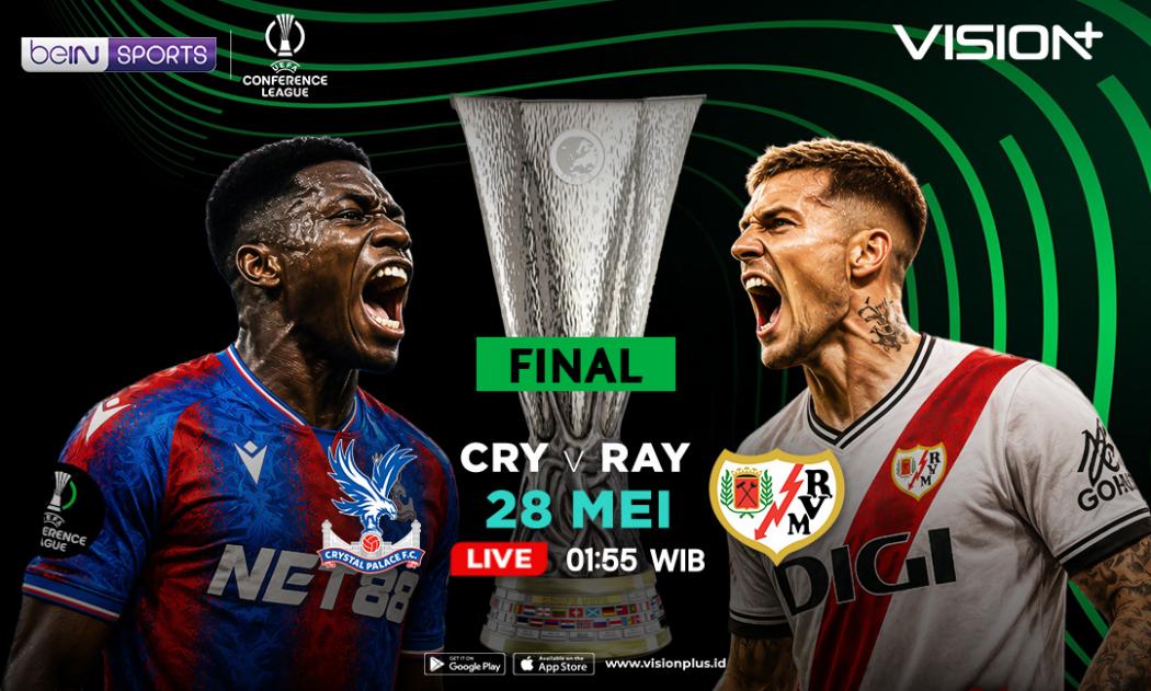 Link Live Streaming Final UEFA Conference League 2025/26: Crystal Palace vs Rayo Vallecano