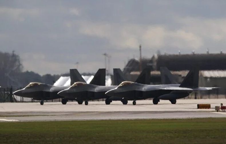 AS Kerahkan Banyak Jet Tempur F-22 dan Puluhan Pesawat Tanker ke Israel, Ada Apa?