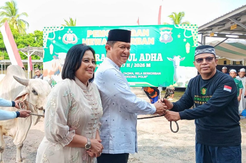 Polda Kalteng Sembelih 53 Sapi dan 8 Kambing saat Iduladha, Daging Dibagikan ke Warga