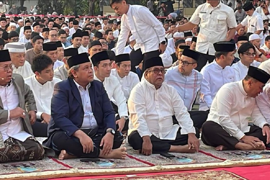 Suasana Khidmat Salat Iduladha di Balai Kota Jakarta, Dihadiri Wagub Rano Karno