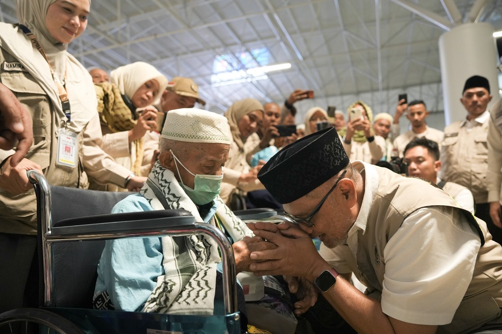 Lepas Kepulangan Perdana Jemaah Haji, Menhaj: Maaf bila Masih Ada Kendala dan Kekurangan
