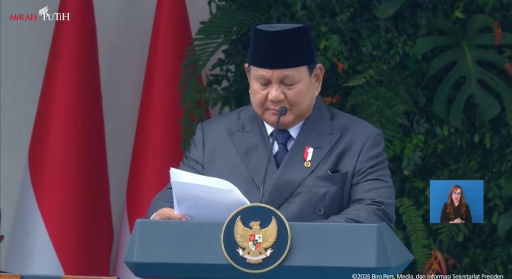 Prabowo: Pancasila Bukan Sekadar Dokumen Sejarah dan Slogan
