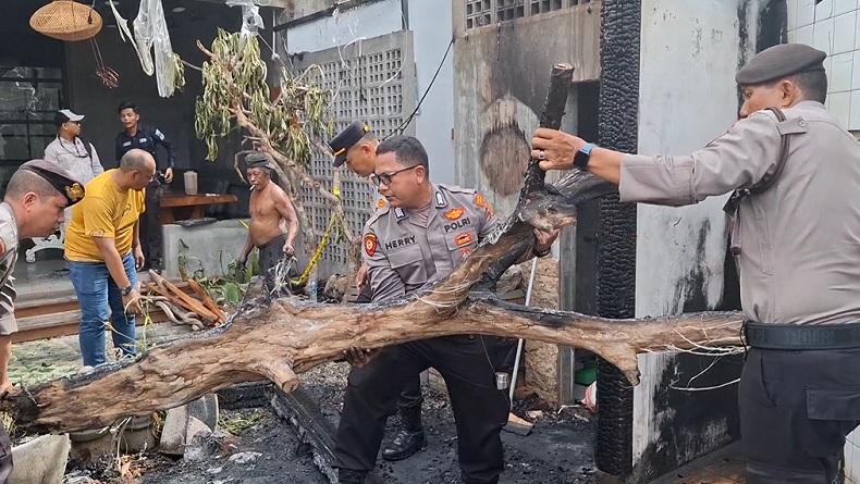 Kebakaran Kedai Kopi di Labuhanbatu, Dipicu Kebocoran Tabung Gas