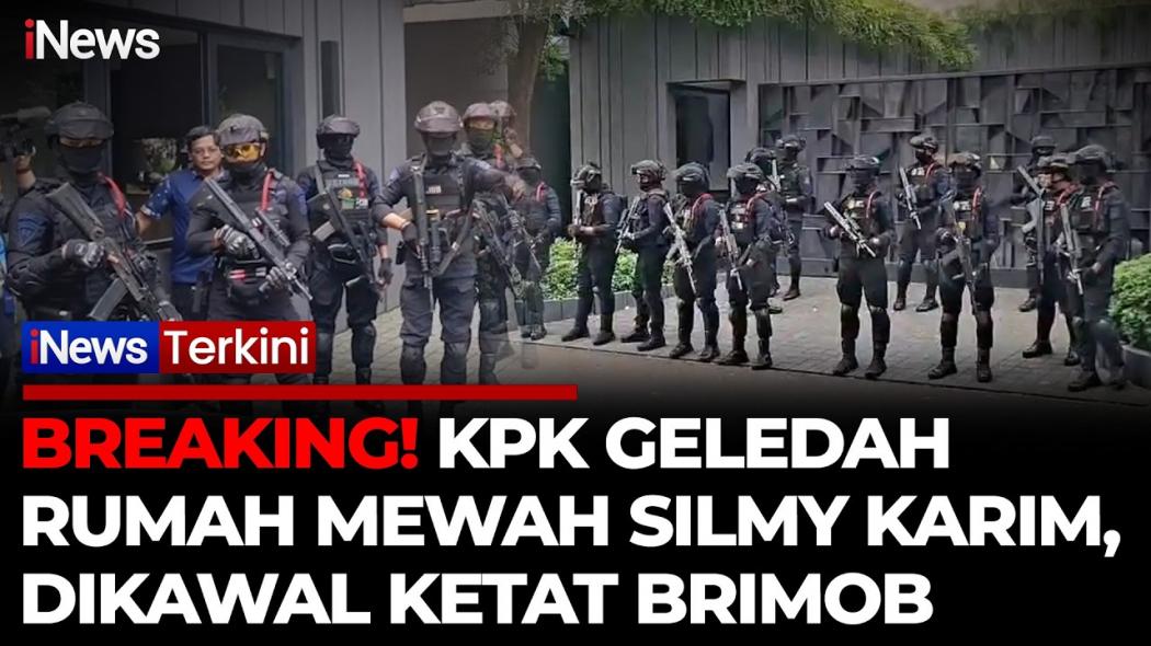 KPK Geledah Rumah  Wamen Imipas Silmy Karim, Satu Truk Brimob Siaga di Lokasi