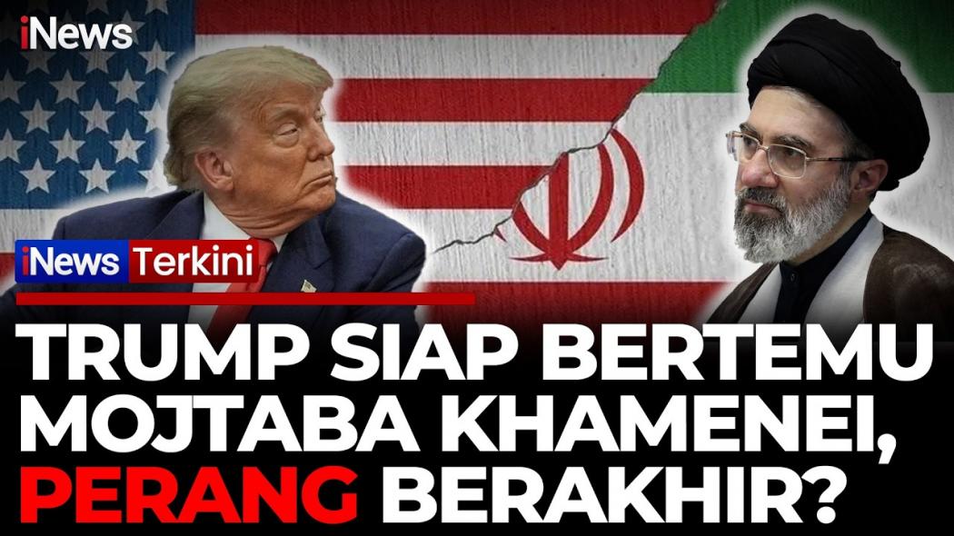 Donald Trump Buka Peluang Bertemu Pemimpin Tertinggi Iran Mojtaba Khamenei