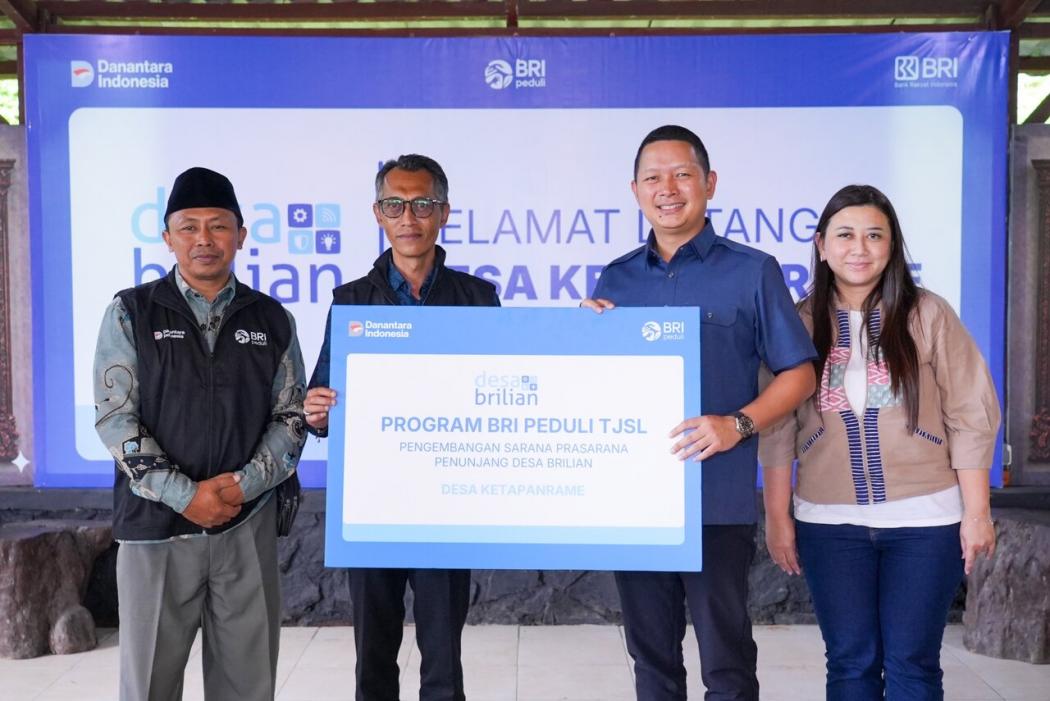 BRI Peduli Salurkan Bantuan untuk Desa Ketapanrame, Kembangkan Wisata Berbasis Masyarakat