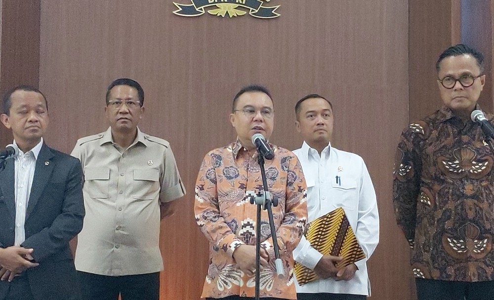 Dasco Gelar Rapat Bareng Bahlil hingga Dony Oskaria, Bahas Tata Kelola Ekspor DSI