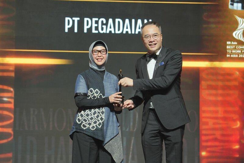 Delapan Kali Berturut, PT Pegadaian Dinobatkan Jadi Best Company to Work For in Asia