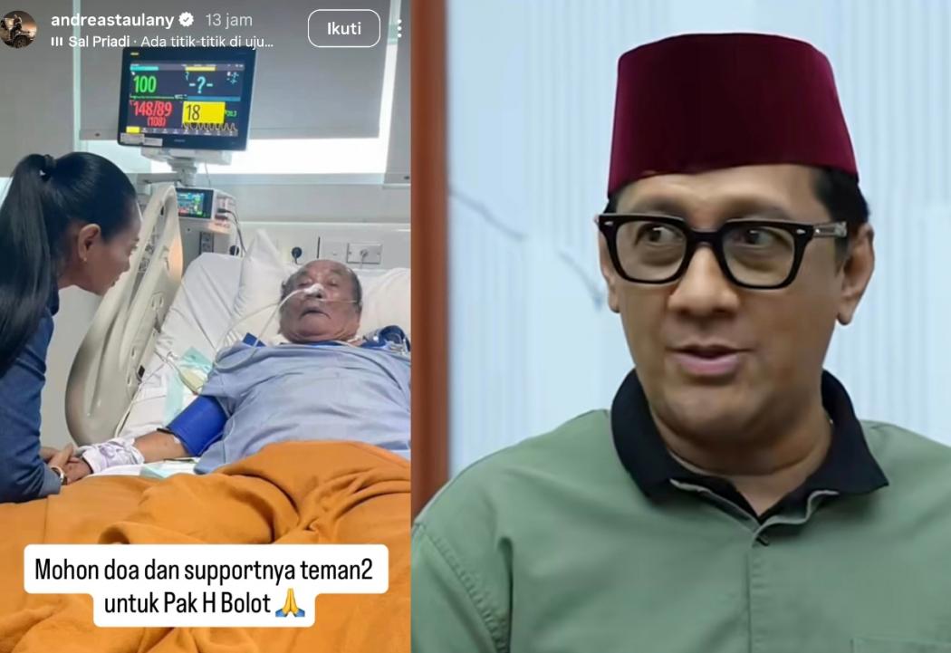Haji Bolot Dirawat Intensif akibat Serangan Jantung, Andre Taulany Minta Doa Kesembuhan
