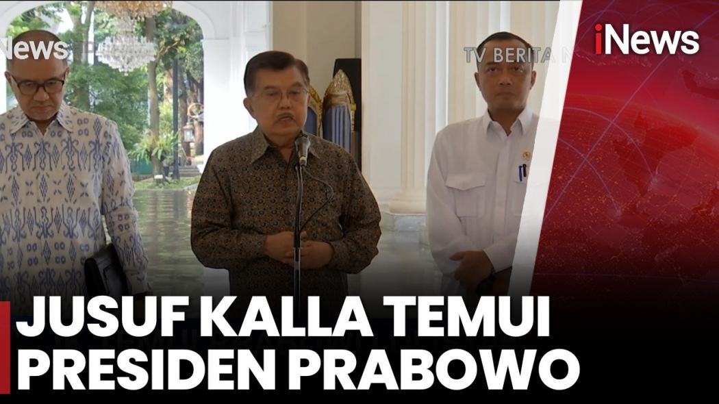 Pertemuan Prabowo - Jusuf Kalla di Istana: Bahas Energi Hijau & Target Ekonomi 8%