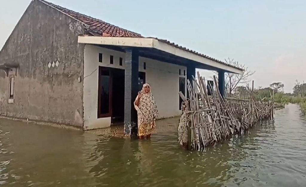Kisah Pilu Nenek Siti di Kendal, Rumah Dikepung Rob tanpa Listrik dan Tetangga