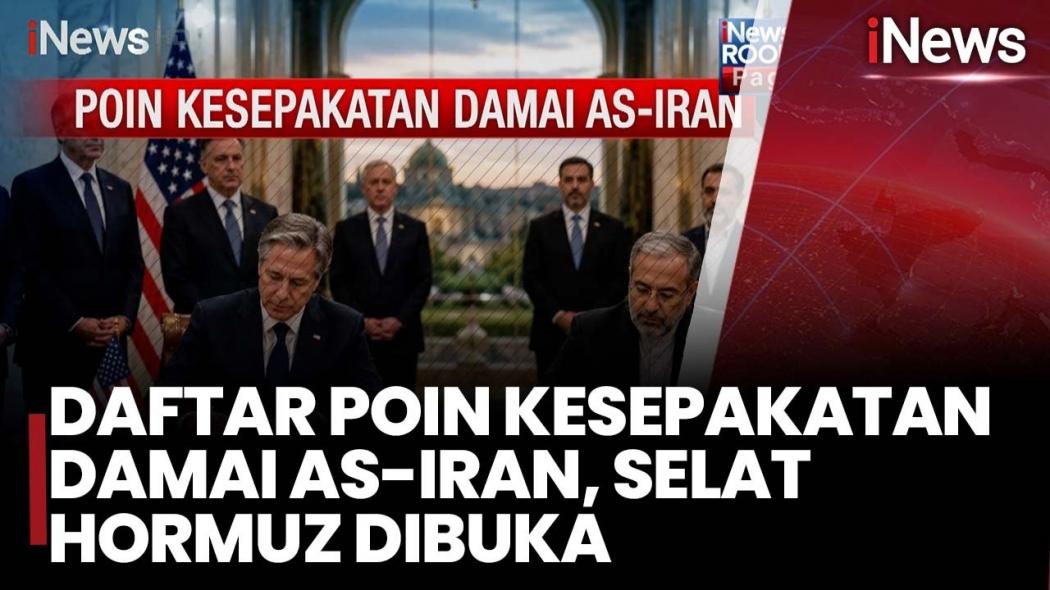 Iran dan AS Sepakati Damai, Penandatanganan MoU Digelar Jumat Ini di Jenewa