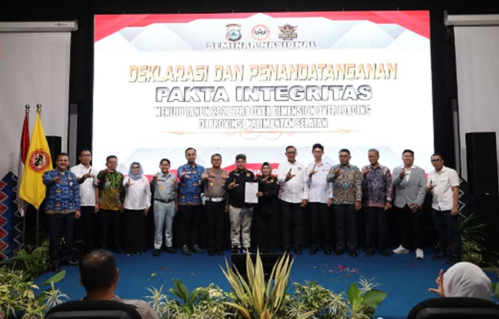 Pusat Studi Kepolisian ULM Inisiasi Deklarasi Bersama Zero ODOL 2027 di Kalsel