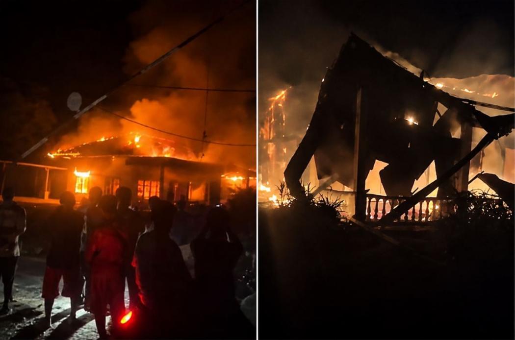Massa Bakar Kantor dan Mes Perusahaan Sawit di Labura usai Warga Tewas Diduga Dianiaya