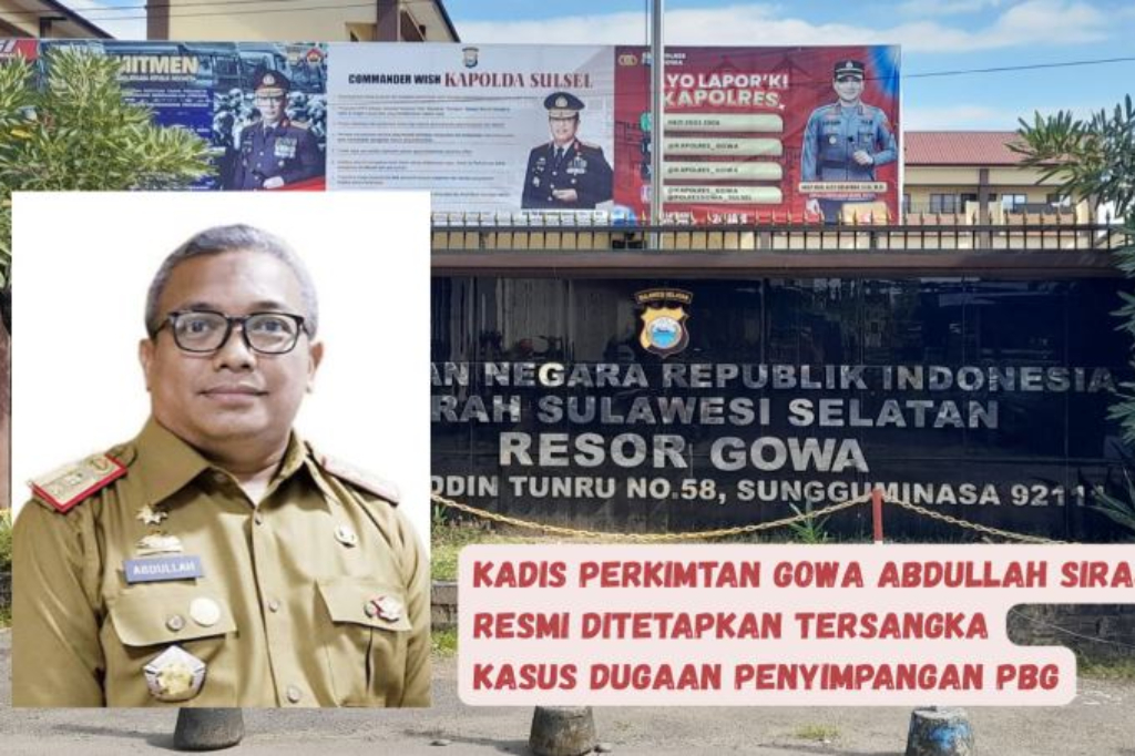 Jadi Tersangka Korupsi, Kadis Perkimtan Gowa Abdullah Sirajuddin Langsung Ditahan